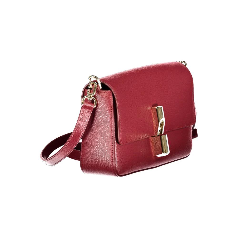 Furla Rosso Leather Women Handbag Furla