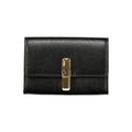 Portefeuille femme en cuir noir Furla Nero