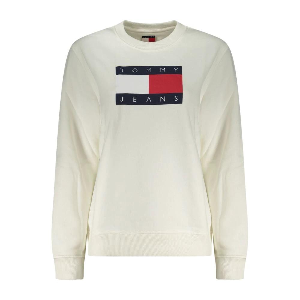 Sweat-shirt Tommy Hilfiger Bianco en coton pour femme