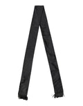 Dolce & Gabbana Black Silk Fringes Neck Wrap Foulard Scarf by Dolce & Gabbana