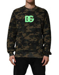 Dolce & Gabbana Multicolor Camouflage Men Sweatshirt Sweater by Dolce & Gabbana