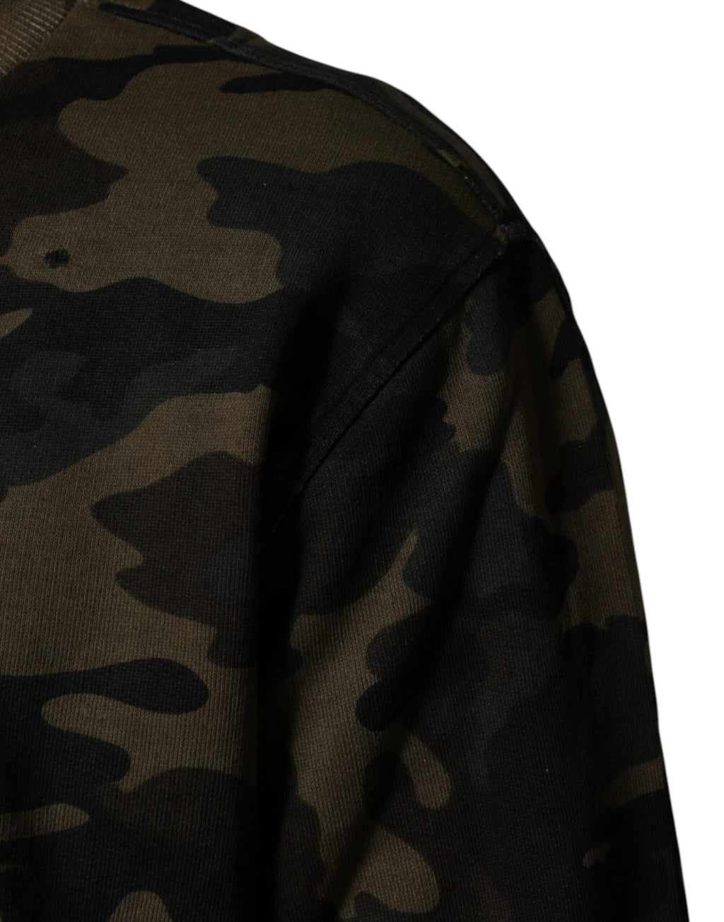 Dolce & Gabbana Multicolor Camouflage Men Sweatshirt Sweater by Dolce & Gabbana