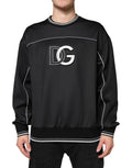 Dolce & Gabbana Black DG Logo Crew Neck Sweatshirt Sweater by Dolce & Gabbana