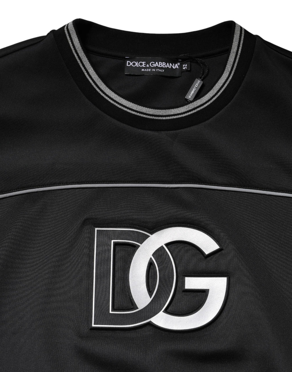 Dolce & Gabbana Black DG Logo Crew Neck Sweatshirt Sweater by Dolce & Gabbana