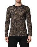 Dolce & Gabbana Multicolor Camouflage Long Sleeves T-shirt by Dolce & Gabbana