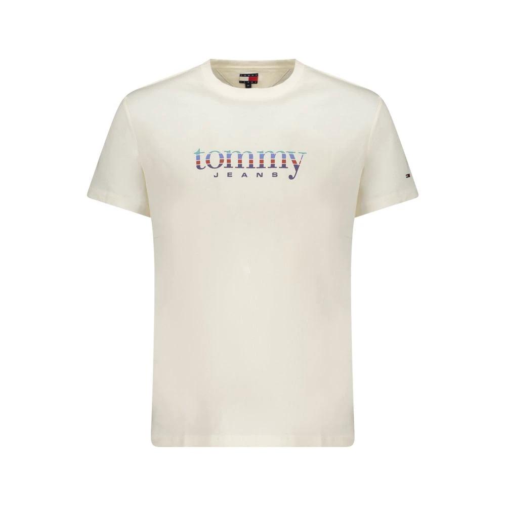 Tommy Hilfiger Bianco Cotton Men's T-Shirt