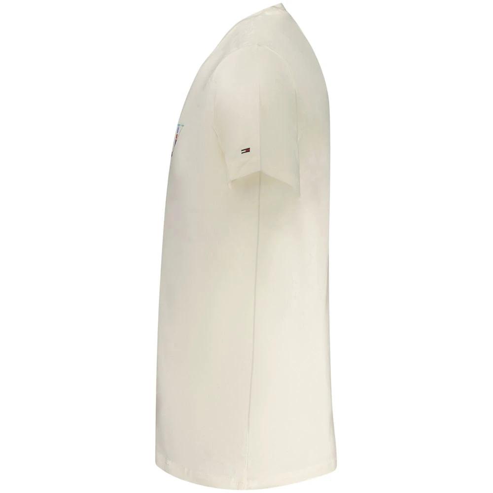 Tommy Hilfiger Bianco Cotton Men's T-Shirt