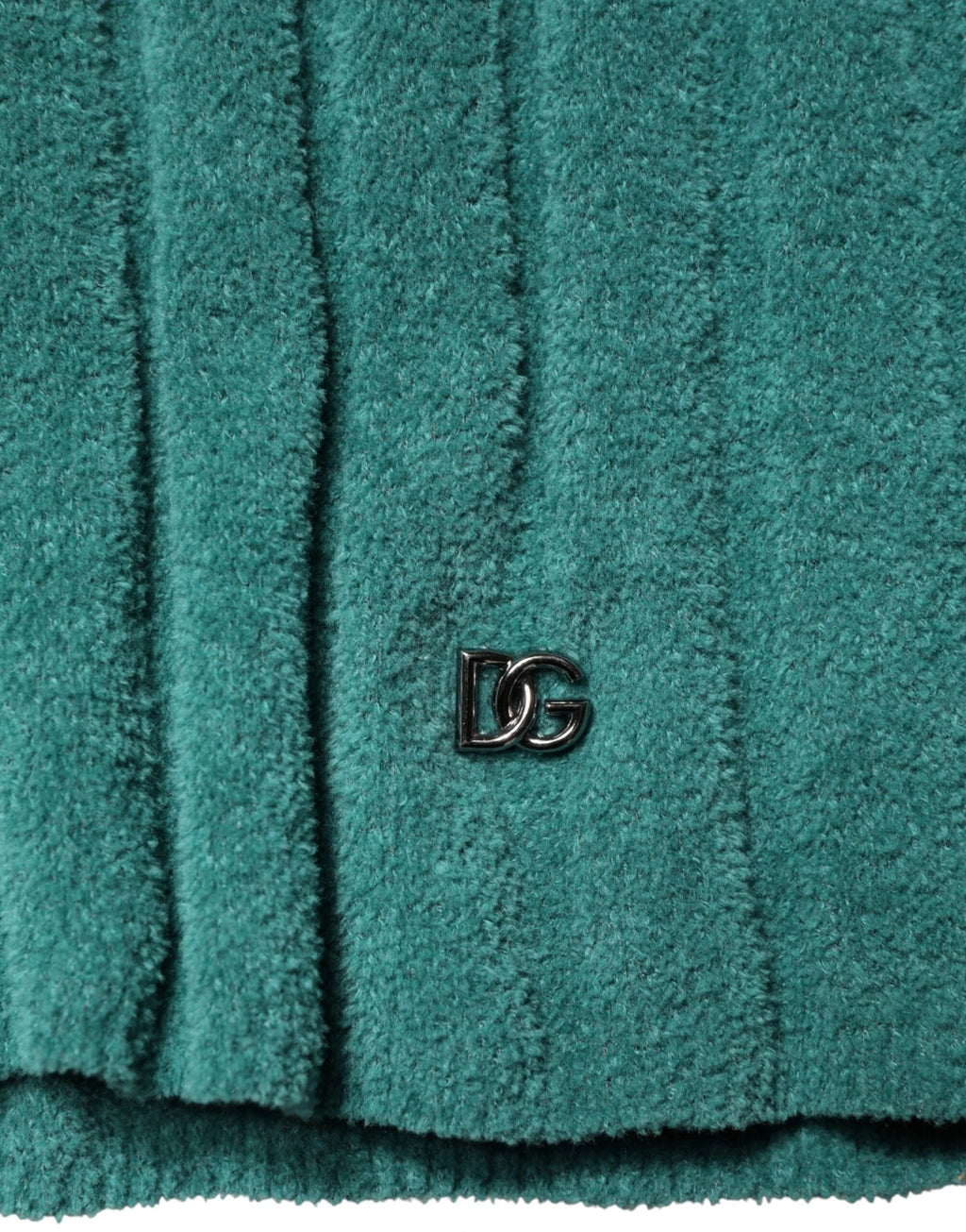 Dolce & Gabbana Dark Green Cotton Blend Men Crew Neck T-shirt by Dolce & Gabbana