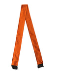 Dolce & Gabbana Orange Silk Fringes Neck Wrap Foulard Scarf by Dolce & Gabbana