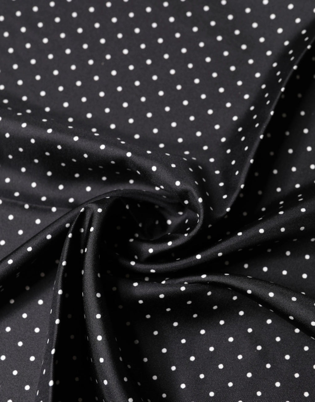 Dolce & Gabbana Black Polka Dot Silk Square Foulard Scarf by Dolce & Gabbana