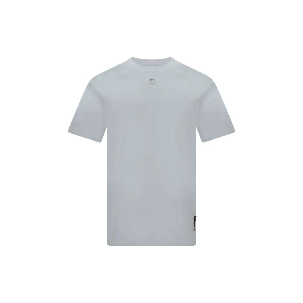 Fendi White Cotton T-Shirt by Fendi