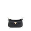 Versace Black Calf Leather Bos Taurus Shoulder Bag by Versace