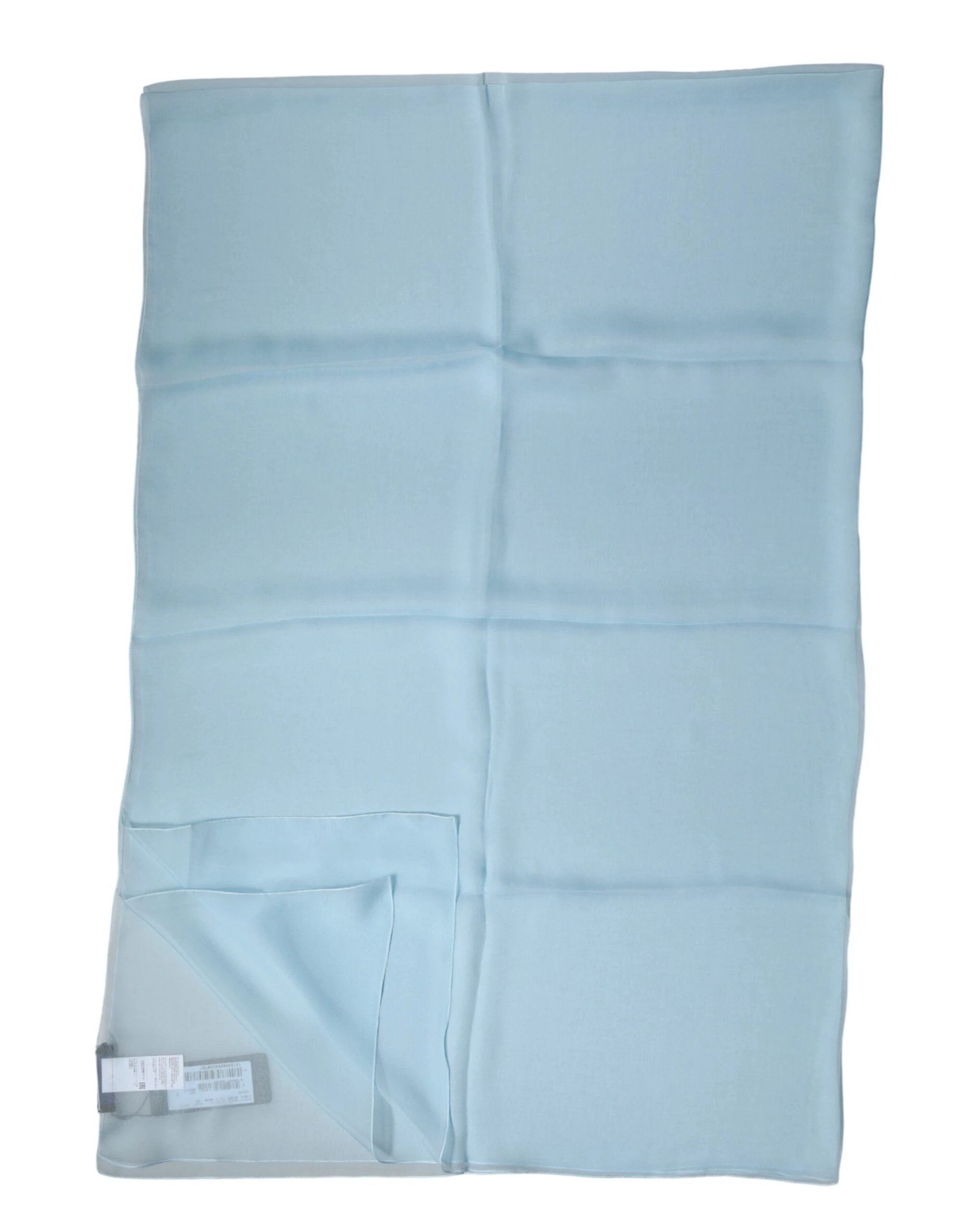 Dolce & Gabbana Light Blue Stole Silk Neck Wrap Shawl Scarf by Dolce & Gabbana