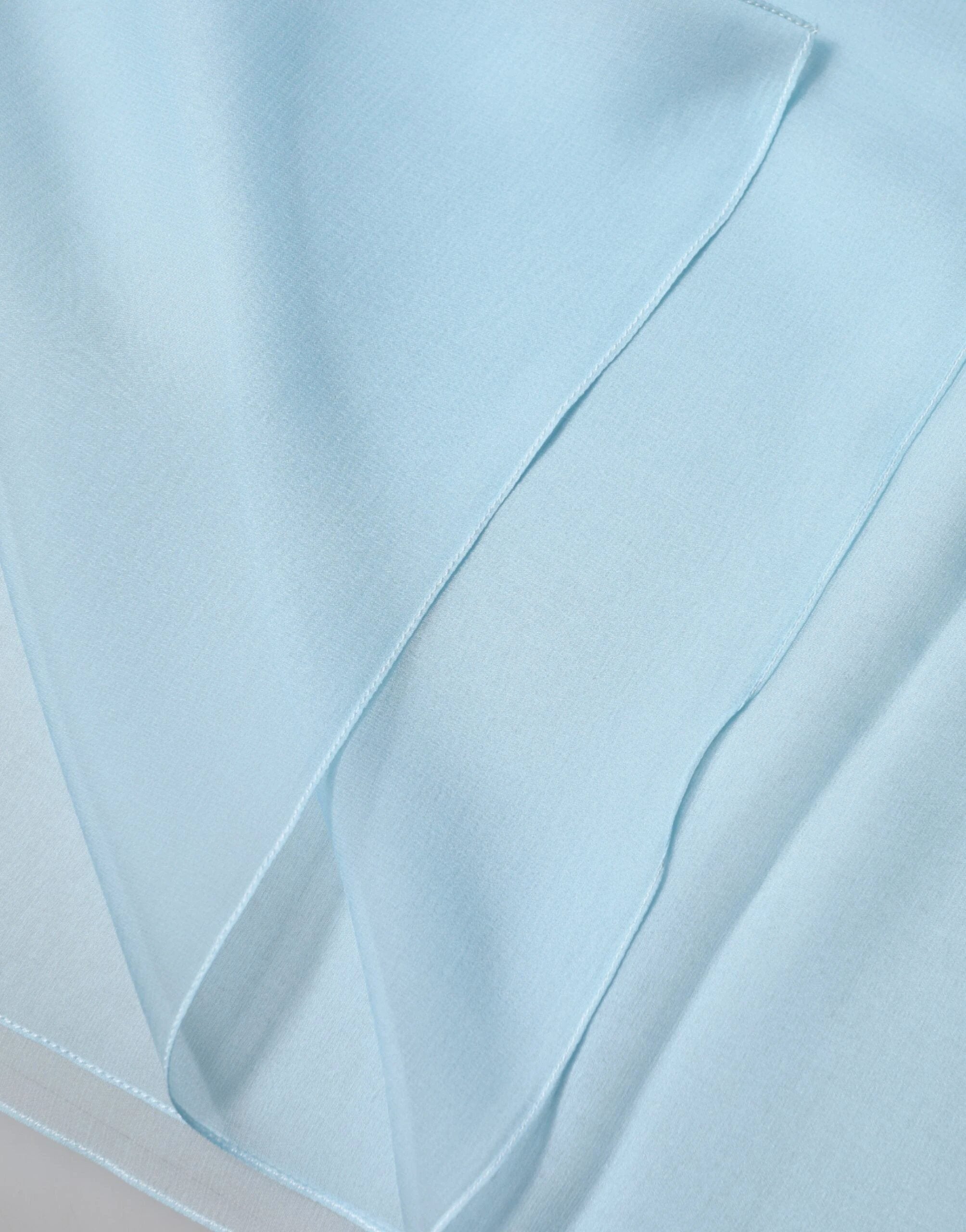 Dolce & Gabbana Light Blue Stole Silk Neck Wrap Shawl Scarf by Dolce & Gabbana