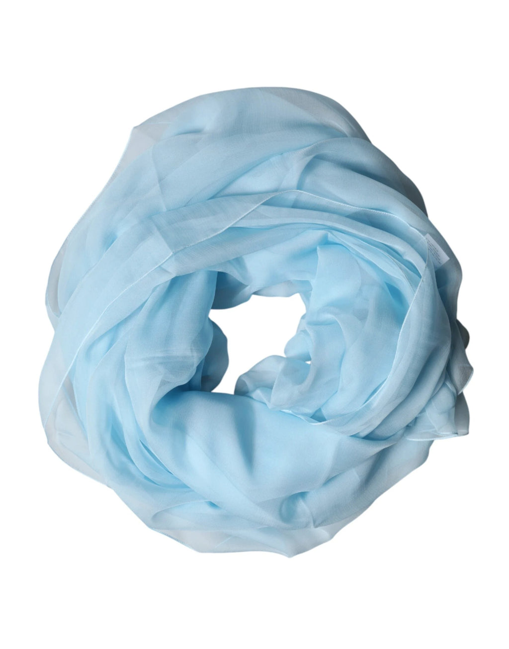Dolce & Gabbana Light Blue Stole Silk Neck Wrap Shawl Scarf by Dolce & Gabbana