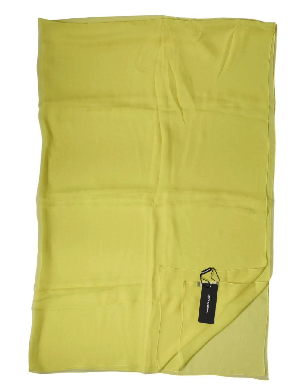 Dolce & Gabbana Yellow Stole Silk Neck Wrap Shawl Men Scarf by Dolce & Gabbana