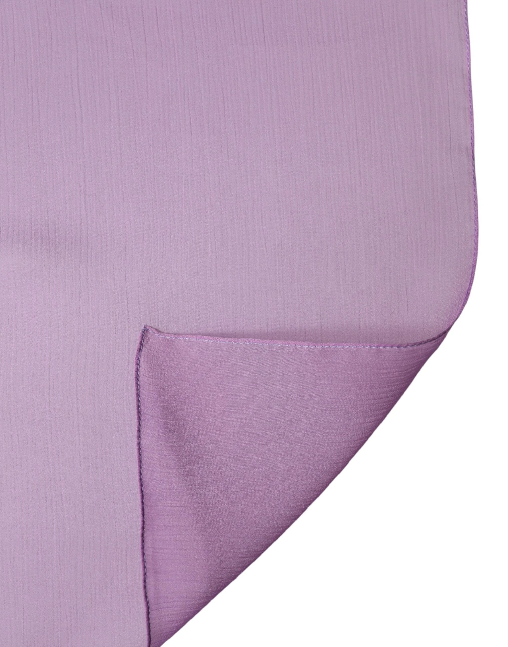 Dolce & Gabbana Purple Stole Silk Neck Wrap Shawl Men Scarf by Dolce & Gabbana