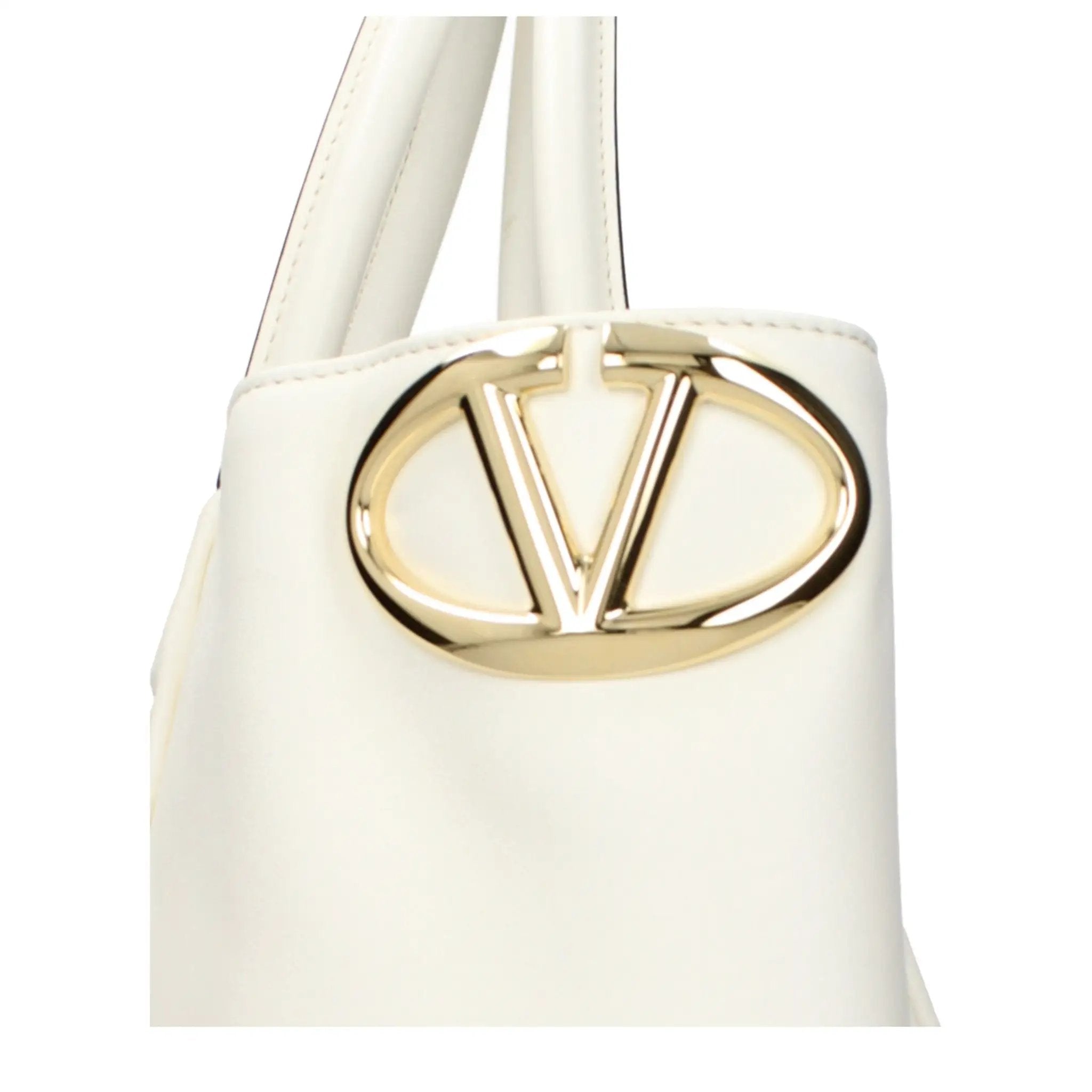 Sac à main en cuir beige Valentino Garavani
