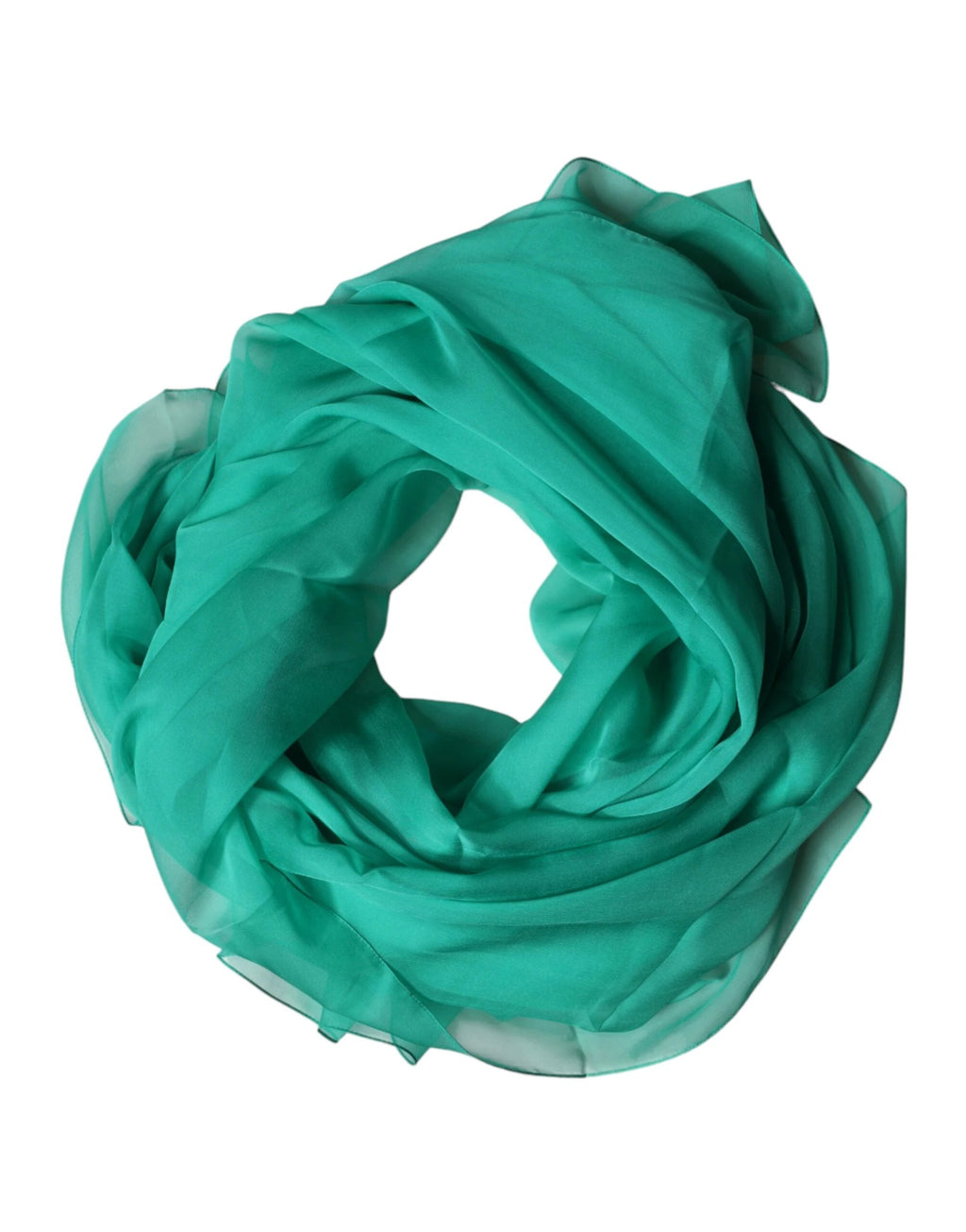 Dolce & Gabbana Green Stole Silk Neck Wrap Shawl Scarf by Dolce & Gabbana