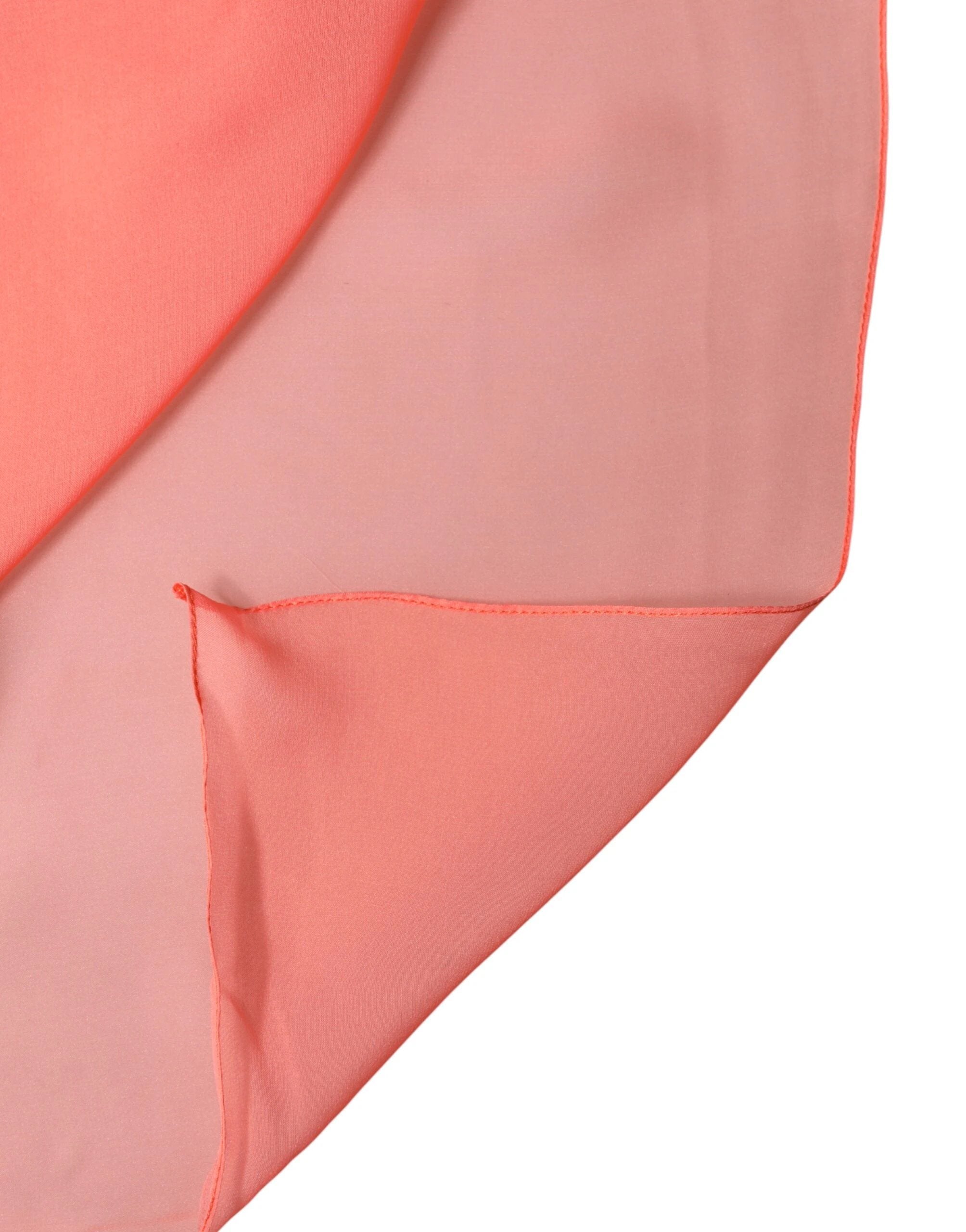 Dolce & Gabbana Light Pink Stole Neck Wrap Shawl Scarf by Dolce & Gabbana