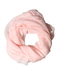 Dolce & Gabbana Light Pink Stole Silk Neck Wrap Shawl Scarf by Dolce & Gabbana