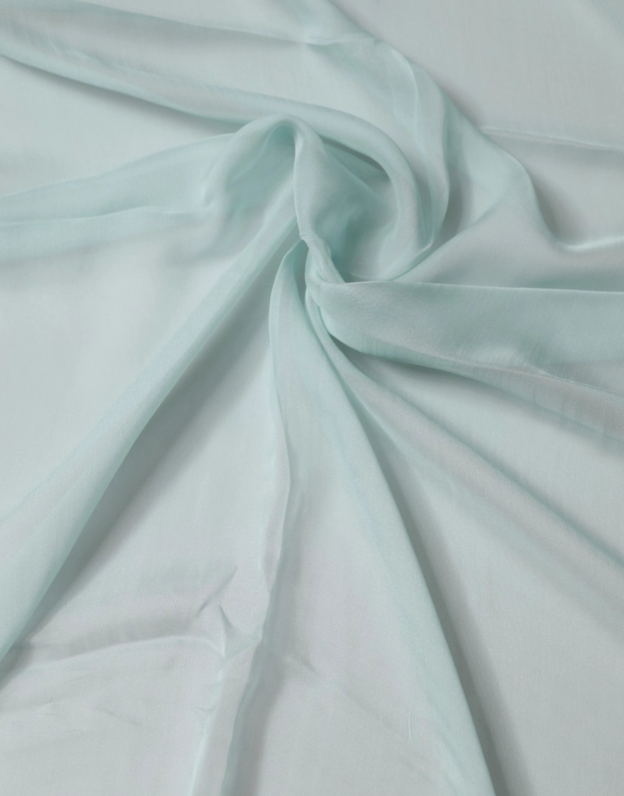 Dolce & Gabbana Light Teal Silk Stole Neck Wrap Shawl Scarf by Dolce & Gabbana