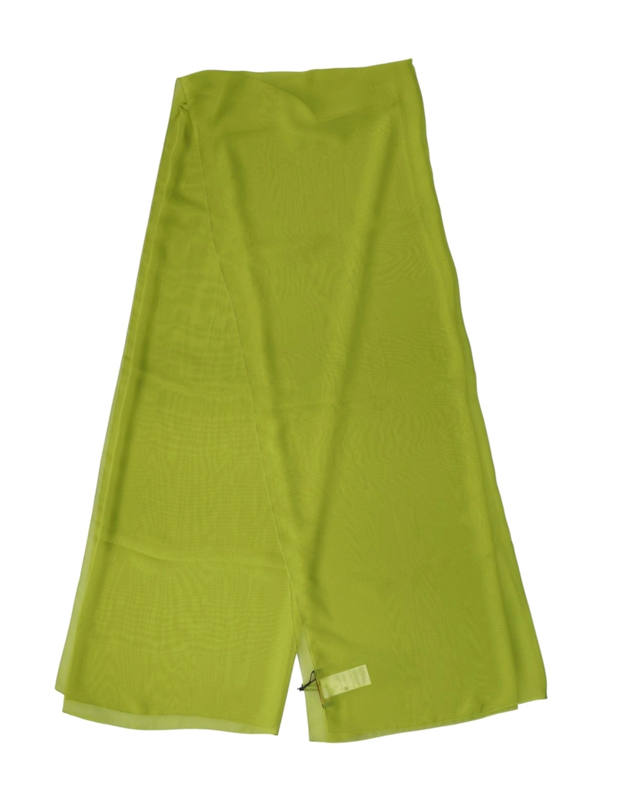 Dolce & Gabbana Green Polyester Stole Neck Wrap Shawl Scarf by Dolce & Gabbana
