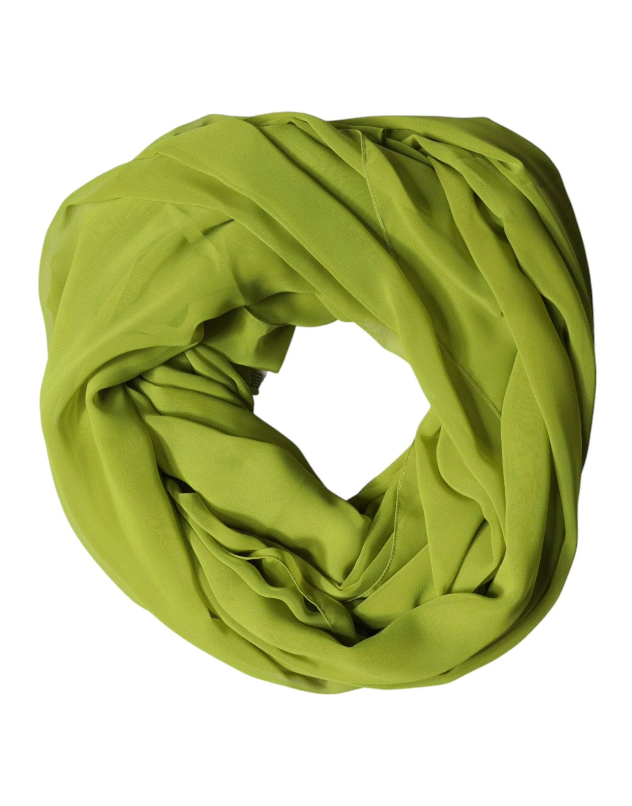 Dolce & Gabbana Green Polyester Stole Neck Wrap Shawl Scarf by Dolce & Gabbana