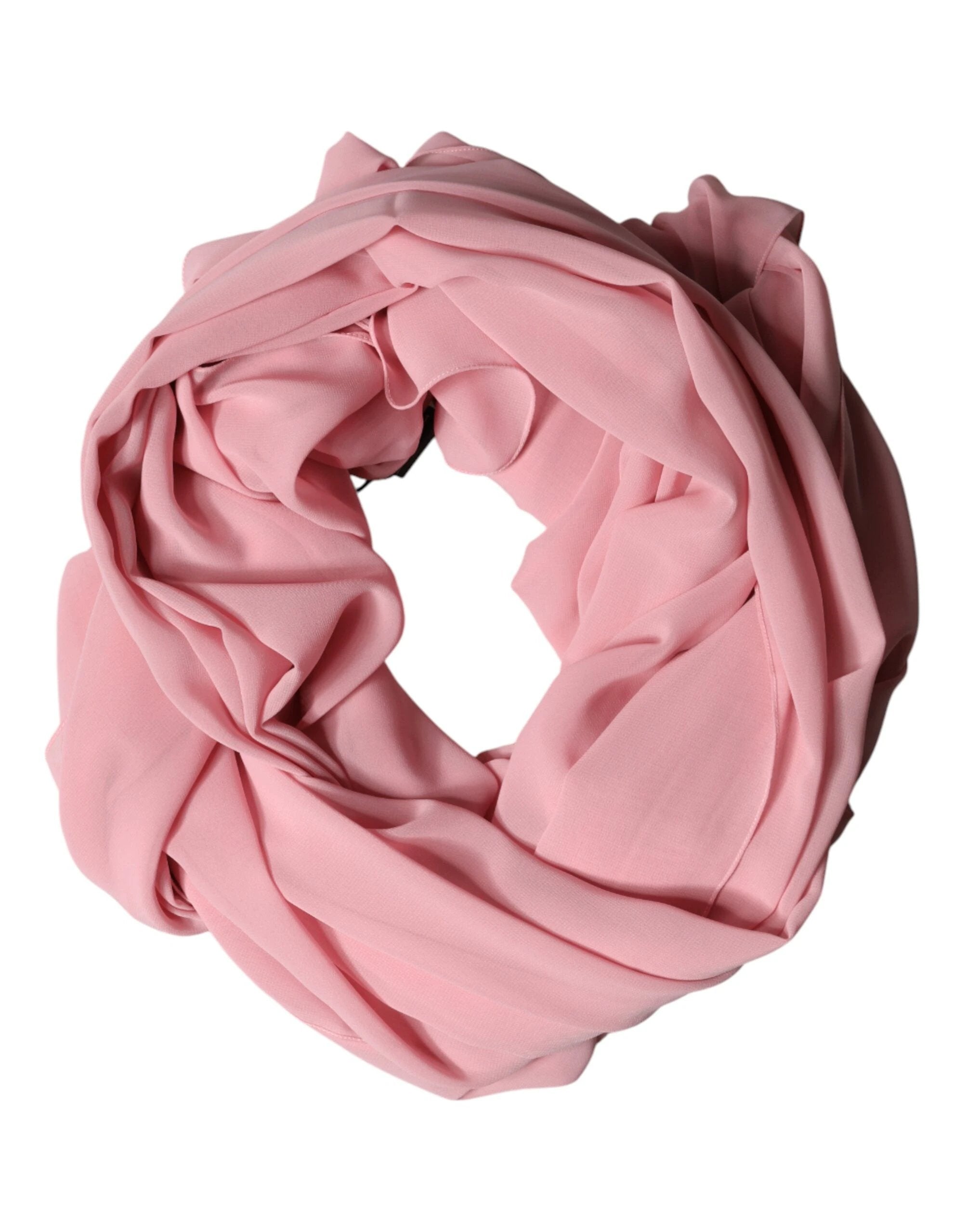 Dolce & Gabbana Pink Silk Stole Neck Wrap Shawl Men Scarf by Dolce & Gabbana
