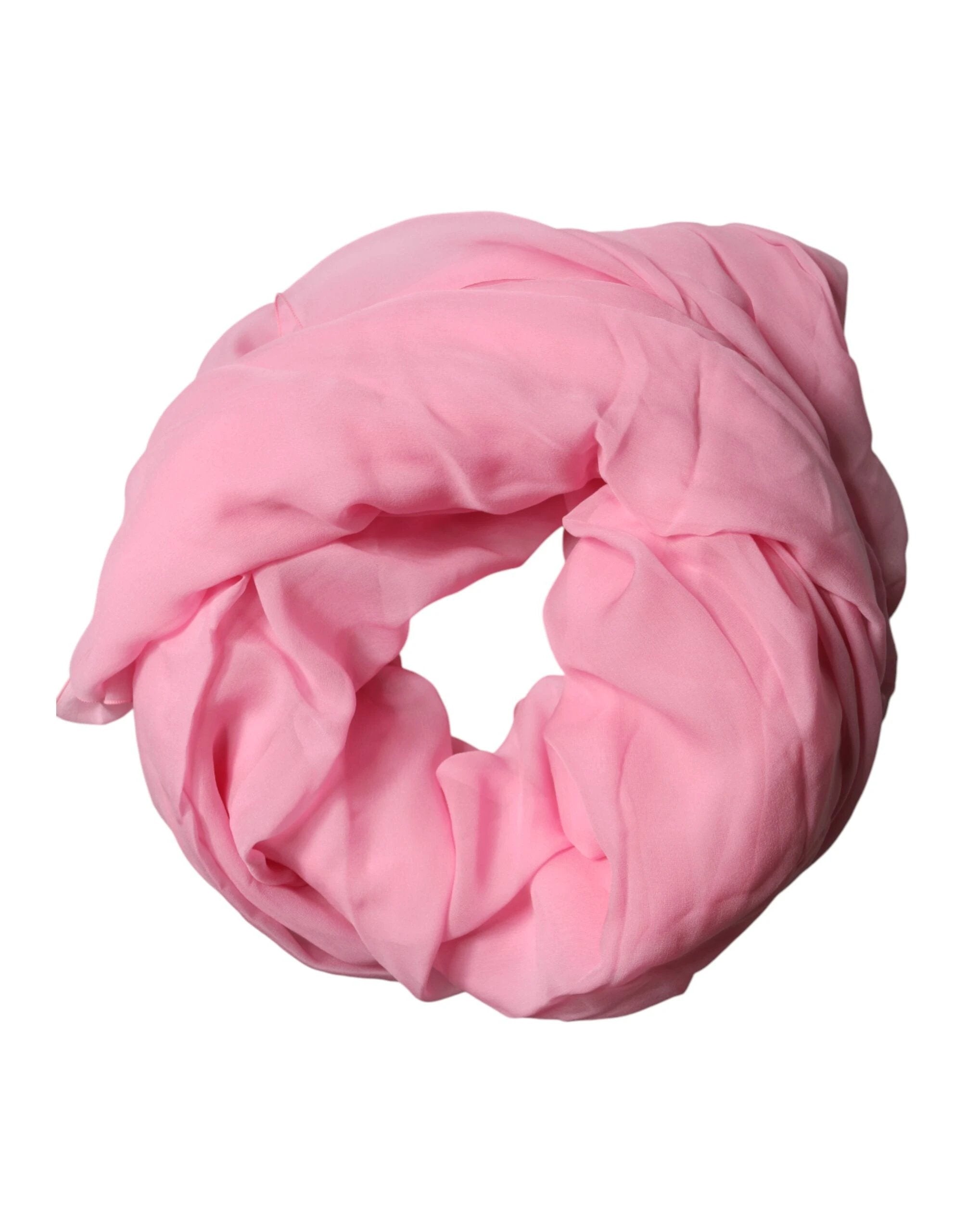 Dolce & Gabbana Pink Silk Sash Neck Wrap Shawl Men Scarf by Dolce & Gabbana