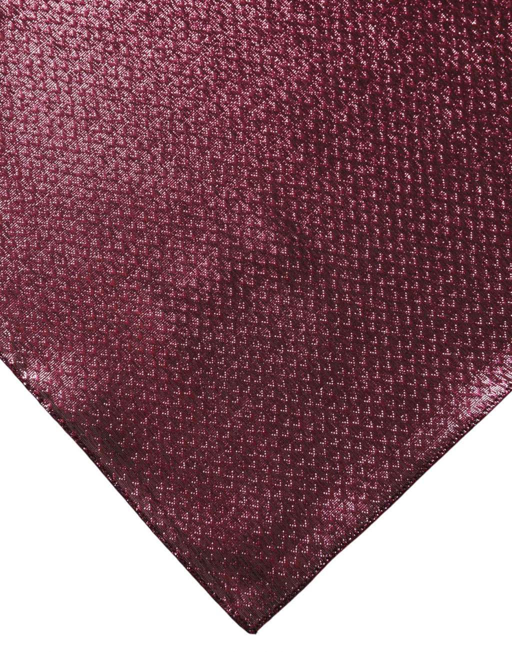 Dolce & Gabbana Metallic Pink Silk Square Foulard Scarf by Dolce & Gabbana