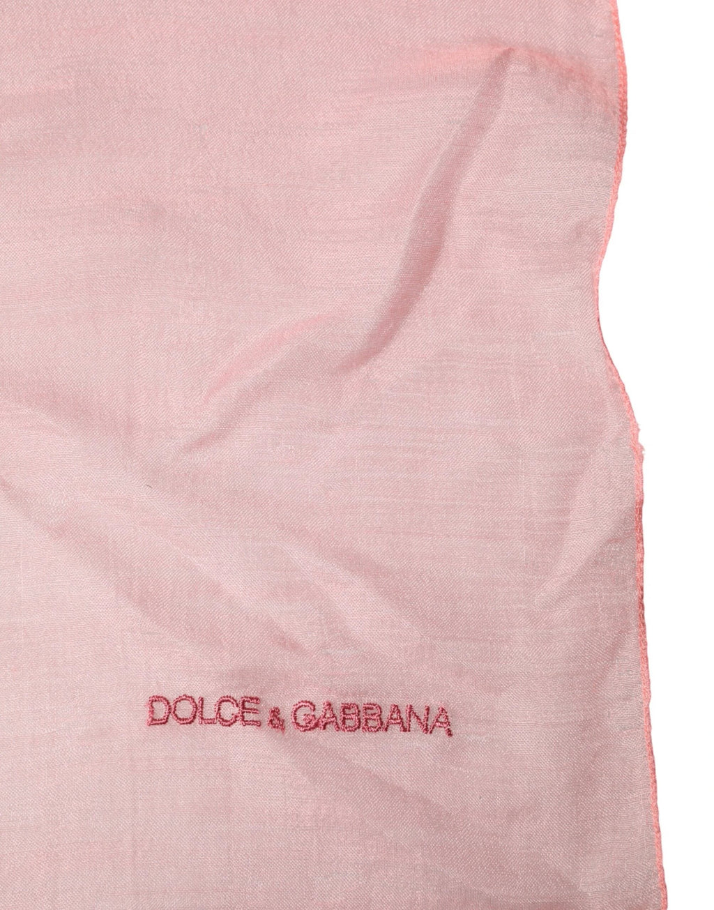 Dolce & Gabbana Light Pink Cashmere Neck Wrap Shawl Scarf by Dolce & Gabbana