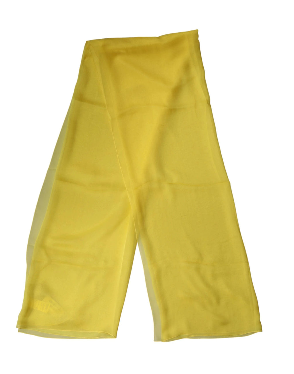 Dolce & Gabbana Yellow Silk Stole Neck Wrap Shawl Men 200cm x 130cm Scarf by Dolce & Gabbana