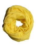 Dolce & Gabbana Yellow Silk Stole Neck Wrap Shawl Men 200cm x 130cm Scarf by Dolce & Gabbana