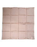 Dolce & Gabbana Light Pink Silk Blend Square Foulard 87.5cm x86.5cm Scarf by Dolce & Gabbana