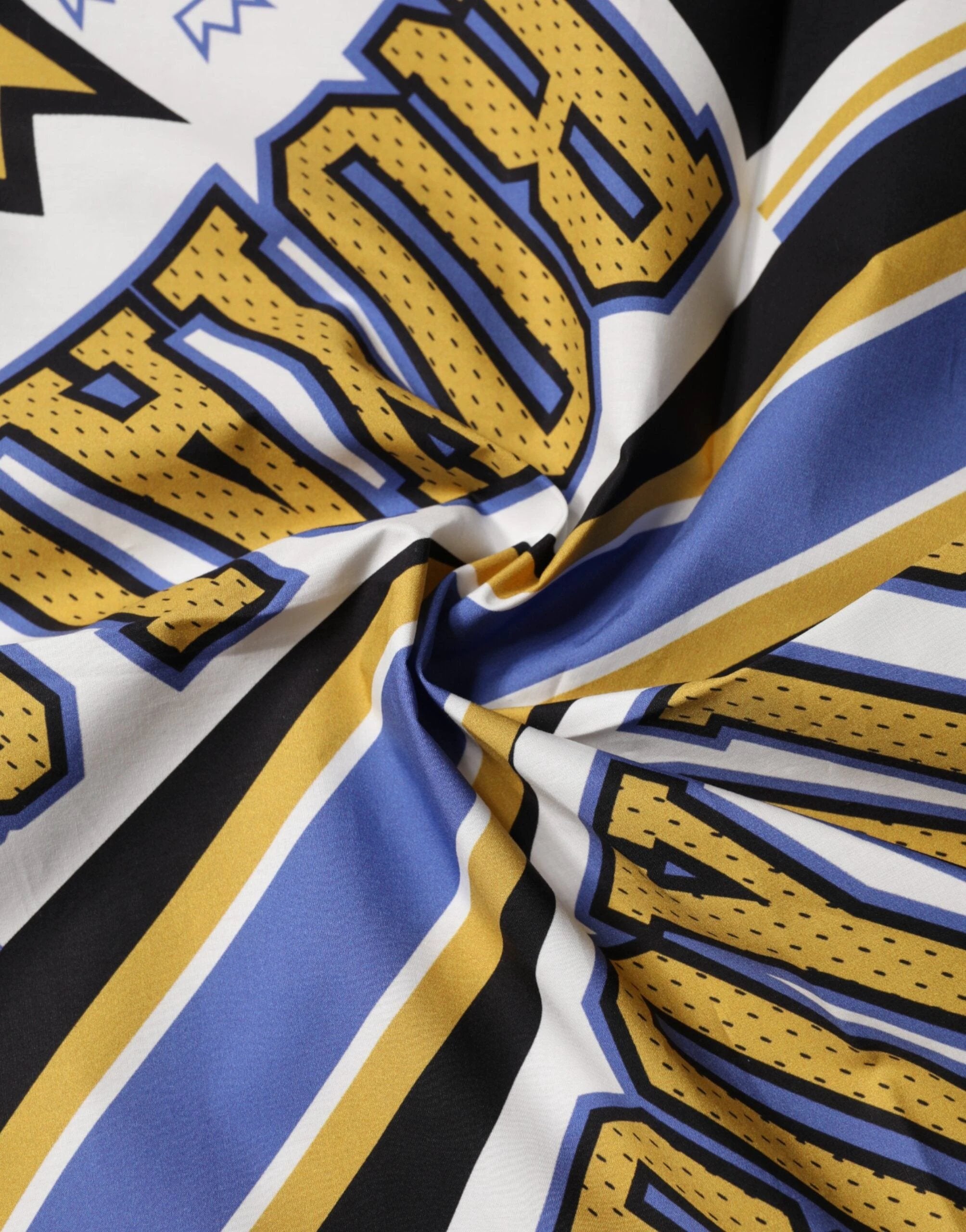 Dolce & Gabbana Multicolor DG Royals Square Foulard Men 50cm x 50cm Scarf by Dolce & Gabbana