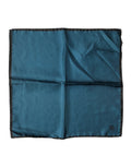 Dolce & Gabbana Blue Silk Square Pocket Handkerchief Scarf by Dolce & Gabbana