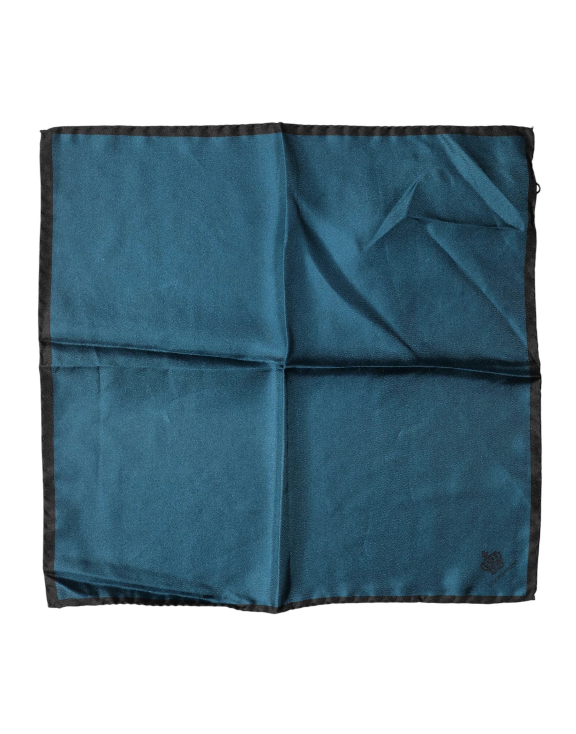 Dolce & Gabbana Blue Silk Square Pocket Handkerchief Scarf by Dolce & Gabbana
