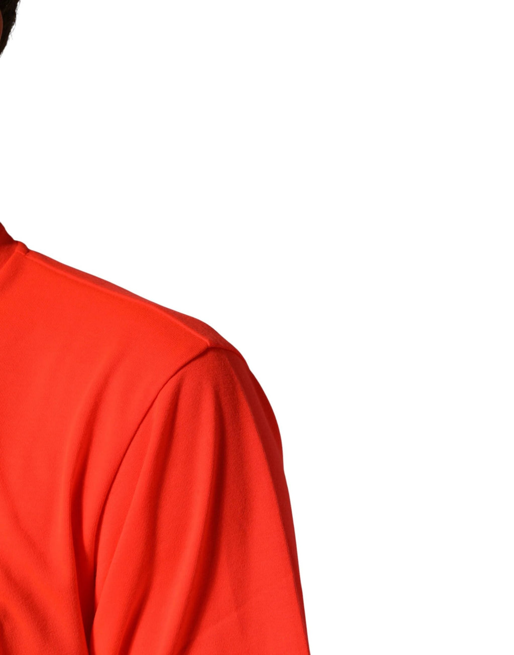 Dolce & Gabbana Neon Orange Polyester Crew Neck Men T-shirt by Dolce & Gabbana