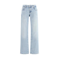 Jean droit en coton bleu 7FOR