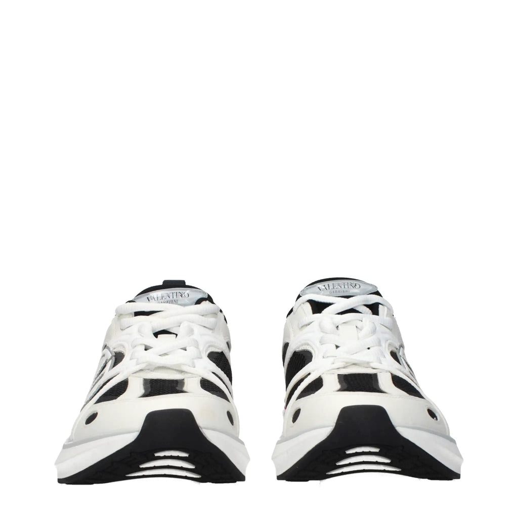 Baskets de sport blanches en tissu Valentino Garavani