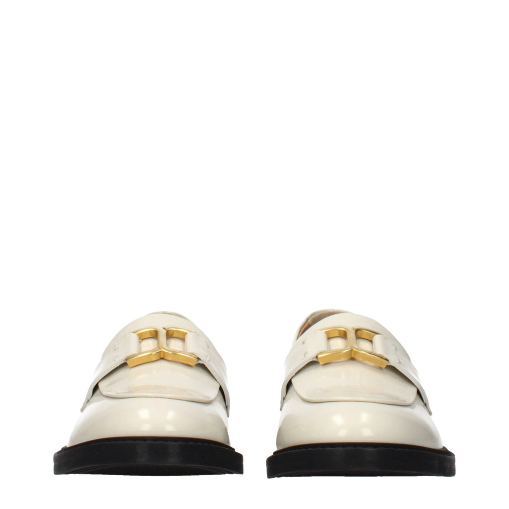 Mocassins en cuir beige Chloé
