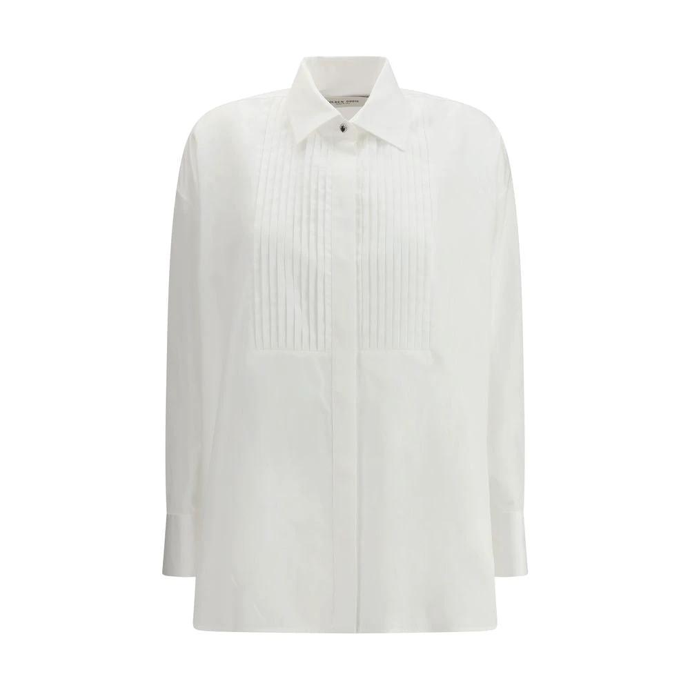 Golden Goose White Cotton Dress Shirt by Golden Goose