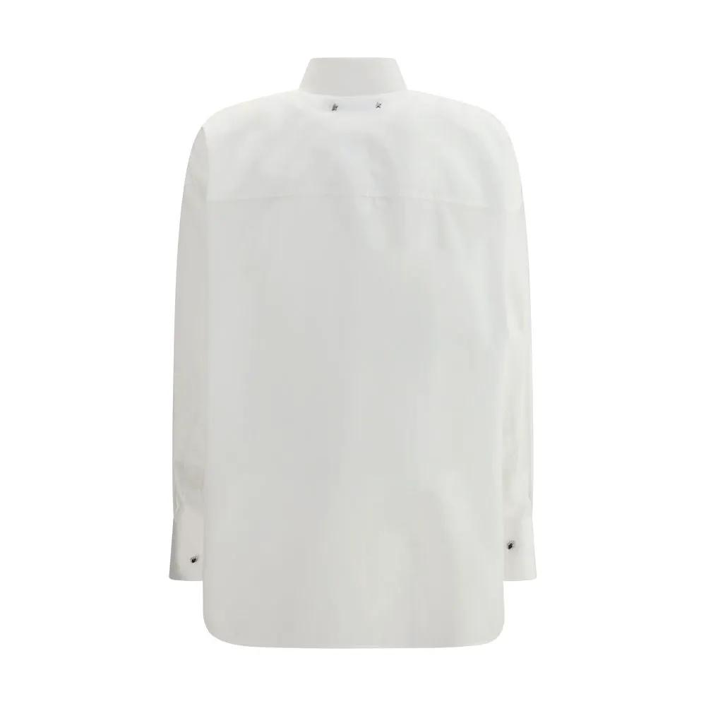 Chemise habillée en coton blanc Golden Goose