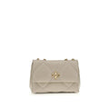 Tory Burch Beige Lamb Ovis Aries Aries Shoulder Bag by Tory Burch