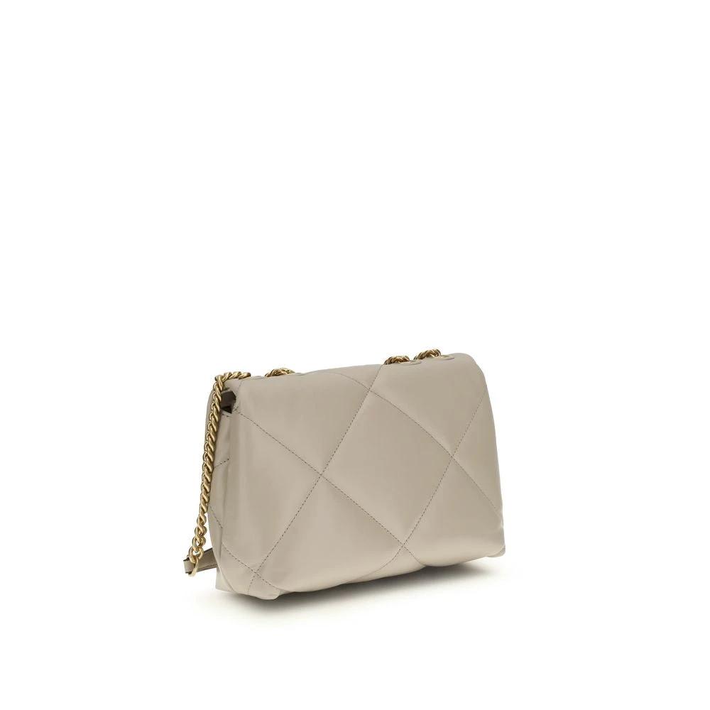 Tory Burch Beige Lamb Ovis Aries Aries Shoulder Bag by Tory Burch
