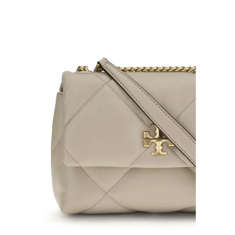 Tory Burch Beige Lamb Ovis Aries Aries Shoulder Bag by Tory Burch