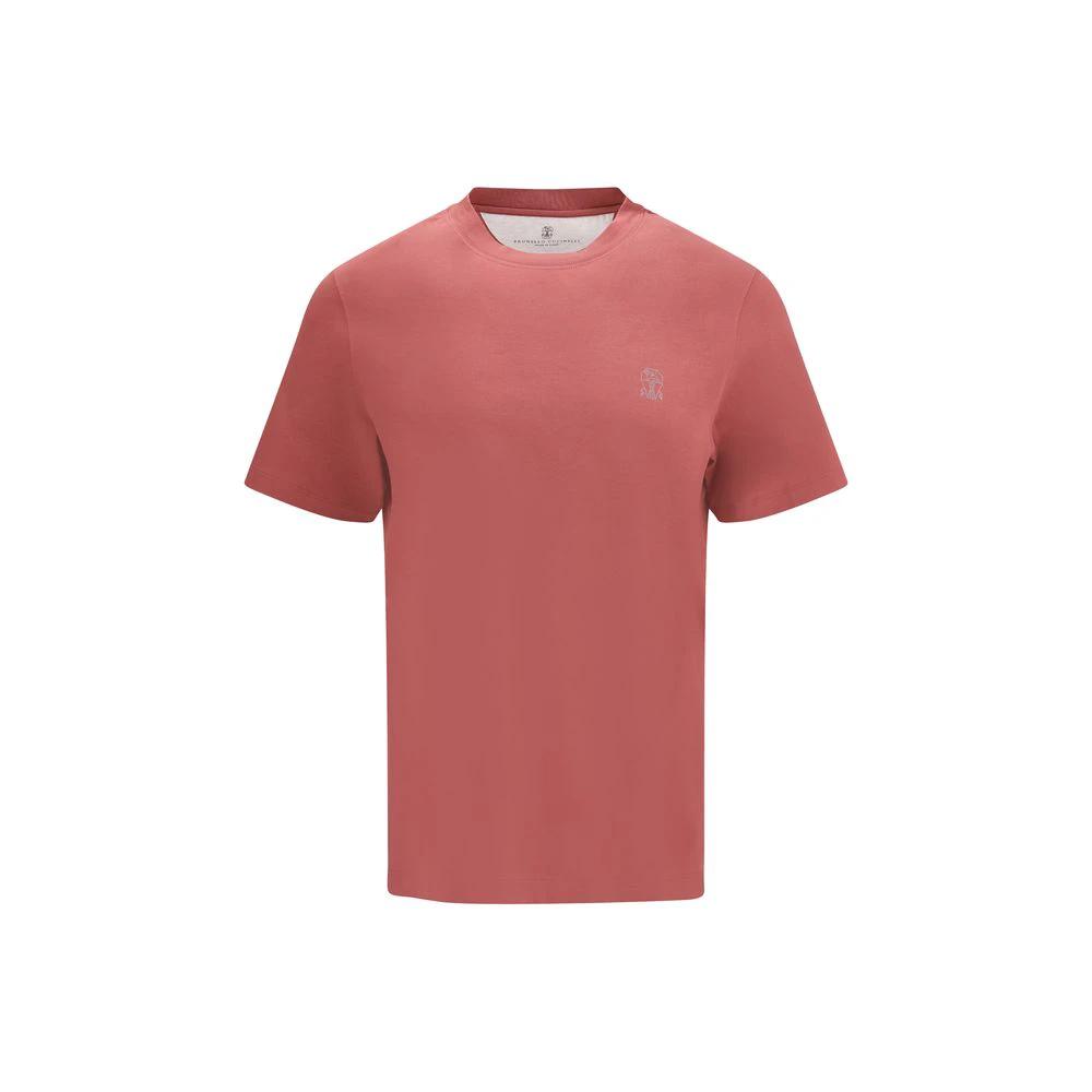 Brunello Cucinelli Multicolor Cotton Long Sleeve T-Shirt by Brunello Cucinelli
