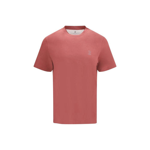 Brunello Cucinelli Multicolor Cotton Long Sleeve T-Shirt by Brunello Cucinelli