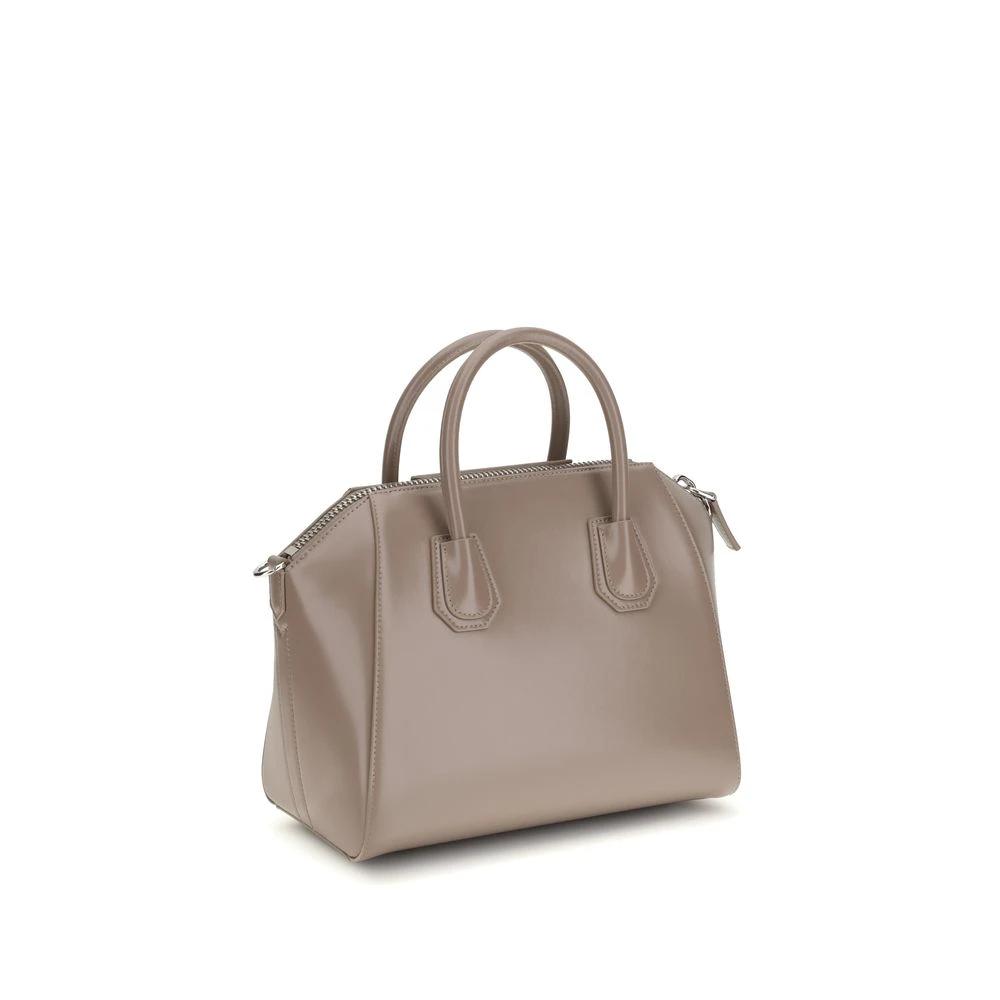 Givenchy Gray Calf Leather Bos Taurus Shoulder Bag by Givenchy